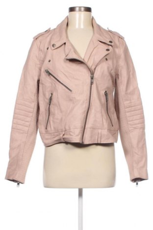 Dámská kožená bunda  H&M Divided, Velikost XL, Barva Růžová, Cena  664,00 Kč