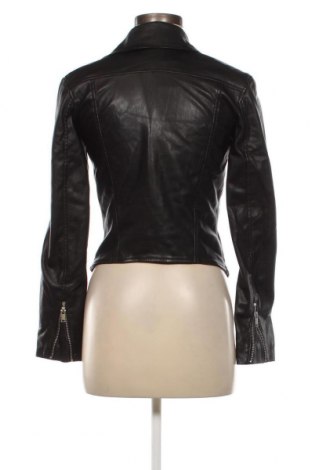 Дамско кожено яке H&M Divided, Размер XS, Цвят Черен, Цена 49,00 лв.