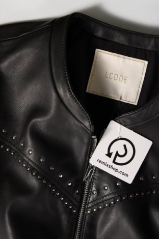 Γυναικείο δερμάτινο μπουφάν I.Code, Μέγεθος M, Χρώμα Μαύρο, Τιμή 168,04 €