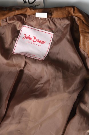 Γυναικείο δερμάτινο μπουφάν John Baner, Μέγεθος M, Χρώμα Καφέ, Τιμή 24,55 €