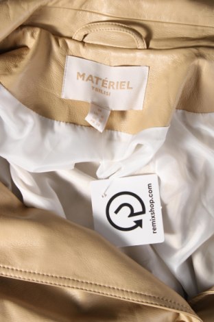Γυναικείο δερμάτινο μπουφάν MATERIEL, Μέγεθος M, Χρώμα  Μπέζ, Τιμή 642,65 €