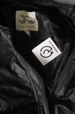 Γυναικείο δερμάτινο μπουφάν Maralyn & Me, Μέγεθος S, Χρώμα Μαύρο, Τιμή 24,55 €