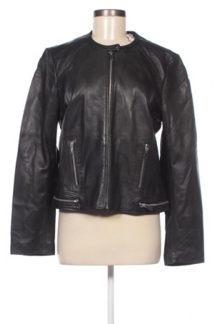 Dámska kožená bunda  Naf Naf, Veľkosť XL, Farba Čierna, Cena  139,47 €