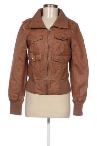 Dámska kožená bunda  ONLY, Veľkosť M, Farba Hnedá, Cena  18,83 €