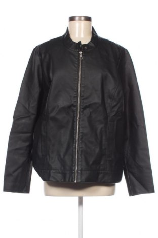 Dámska kožená bunda  ONLY Carmakoma, Veľkosť XL, Farba Čierna, Cena  38,83 €