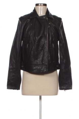 Dámska kožená bunda  Pepe Jeans, Veľkosť M, Farba Čierna, Cena  220,76 €