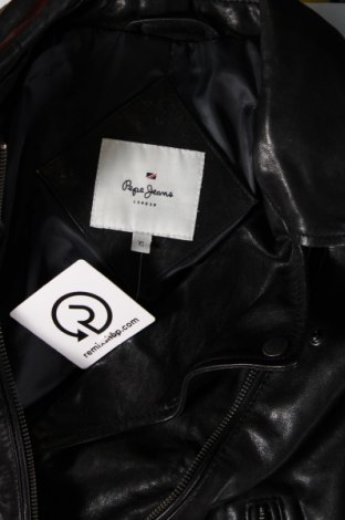 Dámska kožená bunda  Pepe Jeans, Veľkosť XS, Farba Čierna, Cena  95,75 €