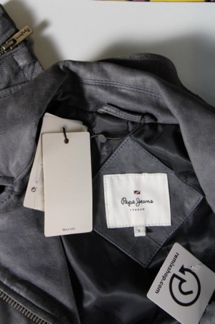 Dámska kožená bunda  Pepe Jeans, Veľkosť S, Farba Sivá, Cena  215,44 €