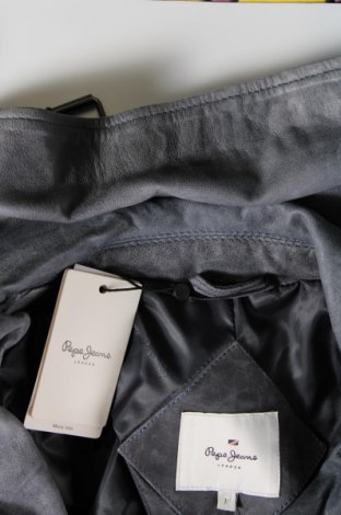 Damen Lederjacke Pepe Jeans, Größe M, Farbe Grau, Preis 215,44 €