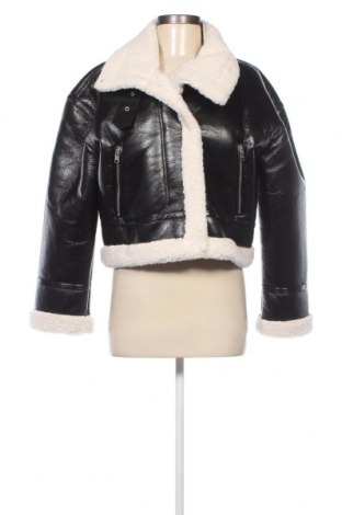 Dámska kožená bunda  Pull&Bear, Veľkosť S, Farba Čierna, Cena  28,91 €