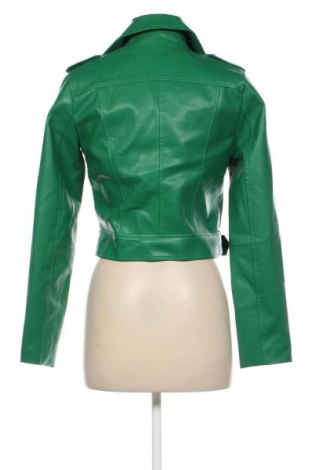 Dámska kožená bunda  SHEIN, Veľkosť M, Farba Zelená, Cena  27,78 €