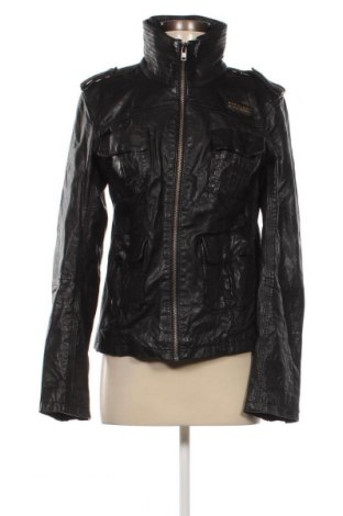 Dámska kožená bunda  Superdry, Veľkosť L, Farba Čierna, Cena  93,98 €