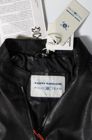 Dámska kožená bunda  Tom Tailor, Veľkosť S, Farba Čierna, Cena  53,09 €