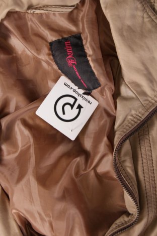 Dámska kožená bunda  Tom Tailor, Veľkosť L, Farba Béžová, Cena  28,64 €