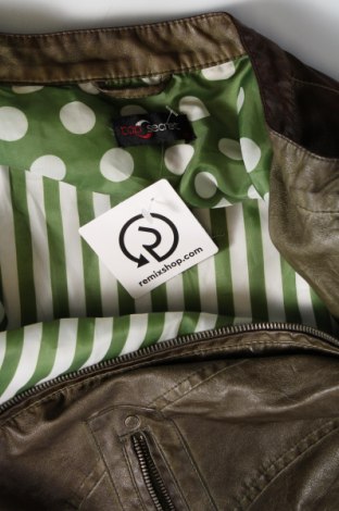 Dámska kožená bunda  Top Secret, Veľkosť M, Farba Zelená, Cena  6,95 €