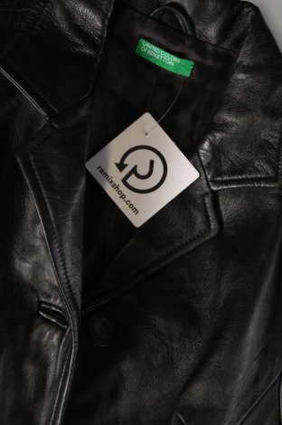 Dámska kožená bunda  United Colors Of Benetton, Veľkosť XS, Farba Čierna, Cena  81,08 €