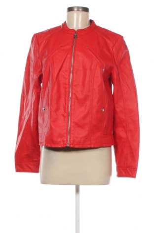 Γυναικείο δερμάτινο μπουφάν Vero Moda, Μέγεθος XL, Χρώμα Κόκκινο, Τιμή 25,36 €
