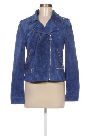 Dámska kožená bunda  Vero Moda, Veľkosť L, Farba Modrá, Cena  42,89 €