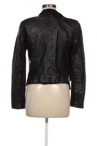 Γυναικείο δερμάτινο μπουφάν Zara, Μέγεθος M, Χρώμα Μαύρο, Τιμή 100,40 €