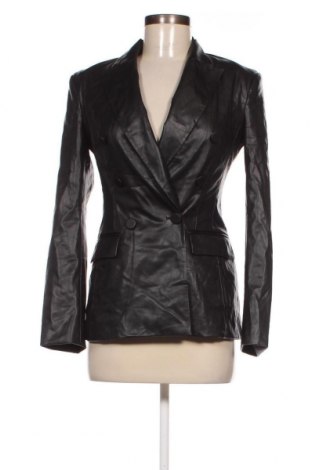 Γυναικείο δερμάτινο μπουφάν Zara, Μέγεθος XS, Χρώμα Μαύρο, Τιμή 21,56 €