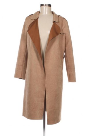 Дамско палто, Размер M, Цвят Бежов, Цена 32,64 лв.