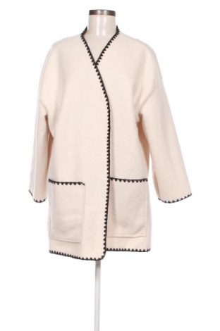 Γυναικείο παλτό, Μέγεθος L, Χρώμα Εκρού, Τιμή 37,73 €