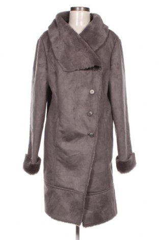Дамско палто, Размер XL, Цвят Сив, Цена 26,75 лв.