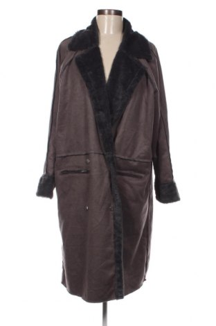 Дамско палто, Размер XL, Цвят Сив, Цена 18,19 лв.