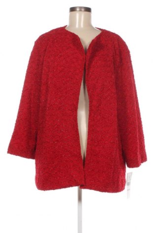 Дамско палто Alfred Dunner, Размер XXL, Цвят Червен, Цена 21,63 лв.