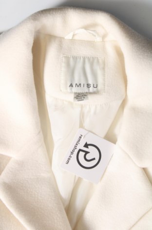 Γυναικείο παλτό Amisu, Μέγεθος XS, Χρώμα Εκρού, Τιμή 23,75 €