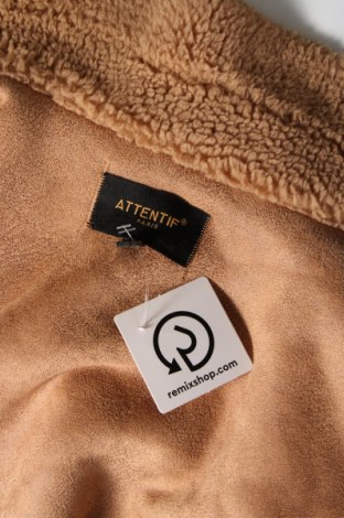 Γυναικείο παλτό Attentif Paris, Μέγεθος L, Χρώμα  Μπέζ, Τιμή 66,19 €