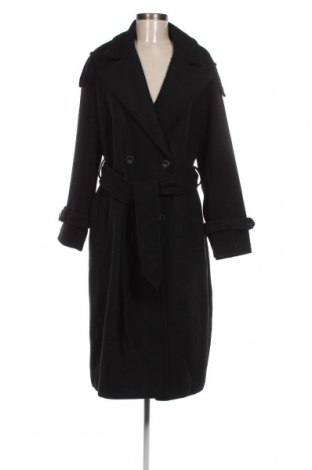 Γυναικείο παλτό Bershka, Μέγεθος M, Χρώμα Μαύρο, Τιμή 44,33 €