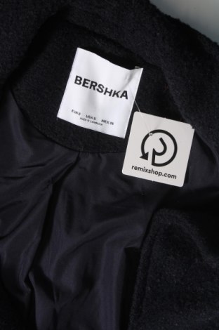 Dámský kabát  Bershka, Velikost S, Barva Modrá, Cena  1 346,00 Kč