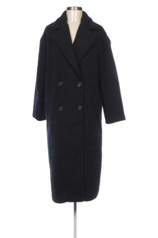 Palton de femei Bershka, Mărime S, Culoare Albastru, Preț 305,53 Lei
