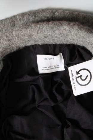 Γυναικείο παλτό Bershka, Μέγεθος S, Χρώμα Γκρί, Τιμή 15,74 €