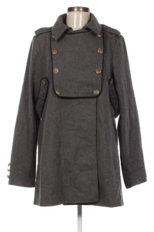 Γυναικείο παλτό Black Rivet, Μέγεθος L, Χρώμα Γκρί, Τιμή 17,44 €