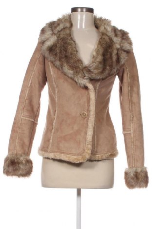 Дамско палто Clockhouse, Размер XS, Цвят Бежов, Цена 57,78 лв.