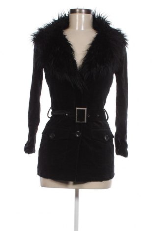Дамско палто Clockhouse, Размер XS, Цвят Черен, Цена 60,99 лв.