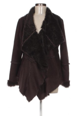 Дамско палто Denim Co., Размер L, Цвят Кафяв, Цена 70,63 лв.
