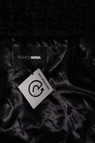 Дамско палто Fashion nova, Размер XS, Цвят Черен, Цена 53,50 лв.
