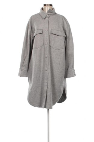 Дамско палто H&M, Размер L, Цвят Сив, Цена 20,48 лв.