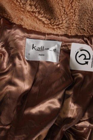 Γυναικείο παλτό K.zell, Μέγεθος M, Χρώμα Καφέ, Τιμή 22,71 €