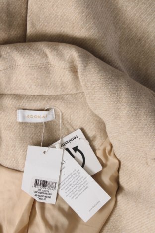 Γυναικείο παλτό Kookai, Μέγεθος L, Χρώμα  Μπέζ, Τιμή 100,26 €