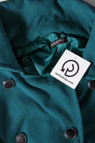 Γυναικείο παλτό Made In Italy, Μέγεθος S, Χρώμα Μπλέ, Τιμή 37,75 €