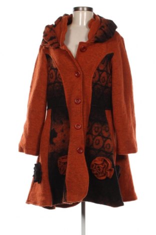 Дамско палто Made In Italy, Размер M, Цвят Кафяв, Цена 107,00 лв.