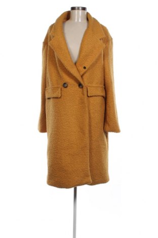 Γυναικείο παλτό Made In Italy, Μέγεθος XL, Χρώμα Κίτρινο, Τιμή 35,08 €