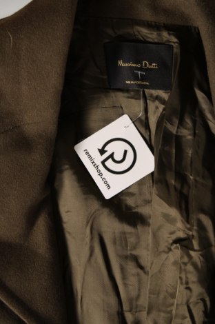 Дамско палто Massimo Dutti, Размер S, Цвят Зелен, Цена 76,80 лв.