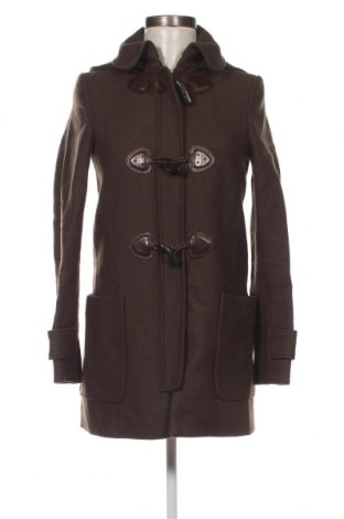 Дамско палто Massimo Dutti, Размер S, Цвят Зелен, Цена 49,20 лв.