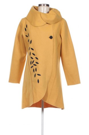 Дамско палто Mat, Размер M, Цвят Жълт, Цена 45,08 лв.