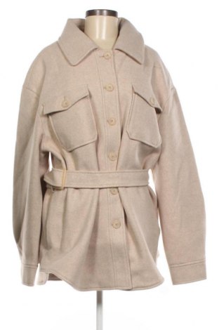 Γυναικείο παλτό NA-KD, Μέγεθος L, Χρώμα  Μπέζ, Τιμή 36,57 €